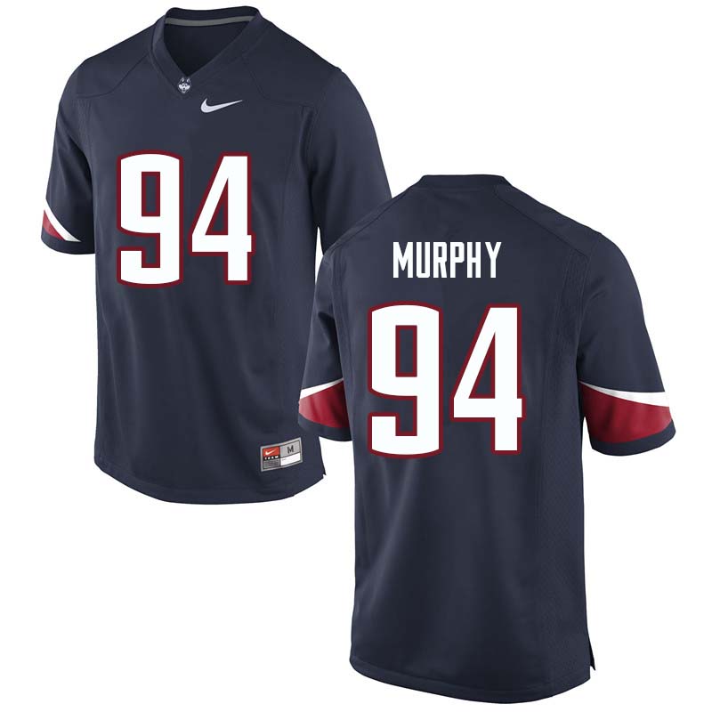 Men's #94 Kevin Murphy Uconn Huskies College Football Jerseys Sale-Navy
